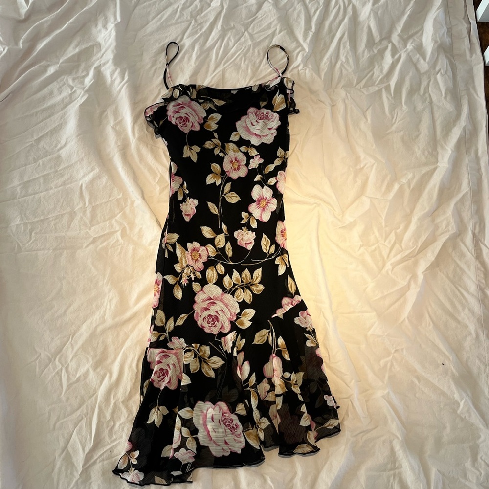 vintage floral dress